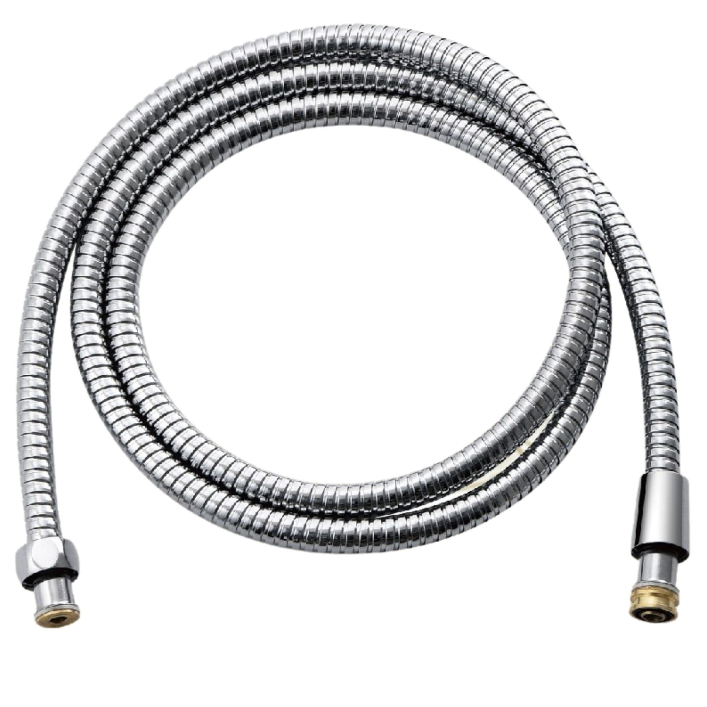 The PurrfectZone Shower Hose - 72 Inch Stainless Steel (Chrome)