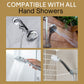 The PurrfectZone Shower Hose - 72 Inch Stainless Steel (Chrome)