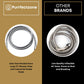 The PurrfectZone Shower Hose - 72 Inch Stainless Steel (Chrome)