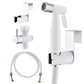 The PurrfectZone White Chrome Bidet Sprayer/Cloth Diaper Sprayer