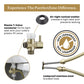 Two-Pack Brushed Gold Purrfectzone Bidet Sprayer for Toilet, Handheld Sprayer Kit, Hand Held Bidet, Cloth Diaper Sprayer Set