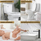 Two-Pack Brushed Gold Purrfectzone Bidet Sprayer for Toilet, Handheld Sprayer Kit, Hand Held Bidet, Cloth Diaper Sprayer Set
