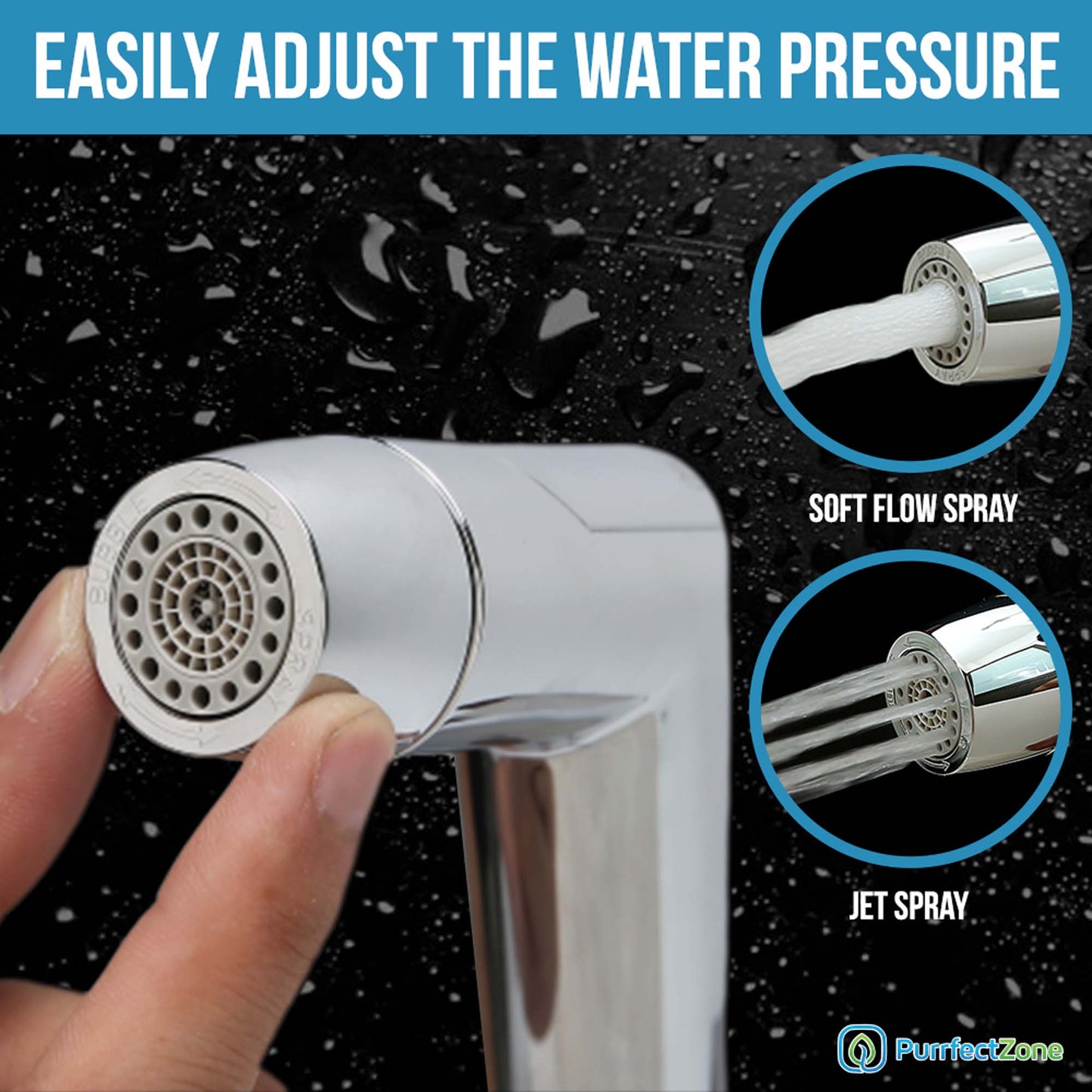 water pressure adjustable bidet