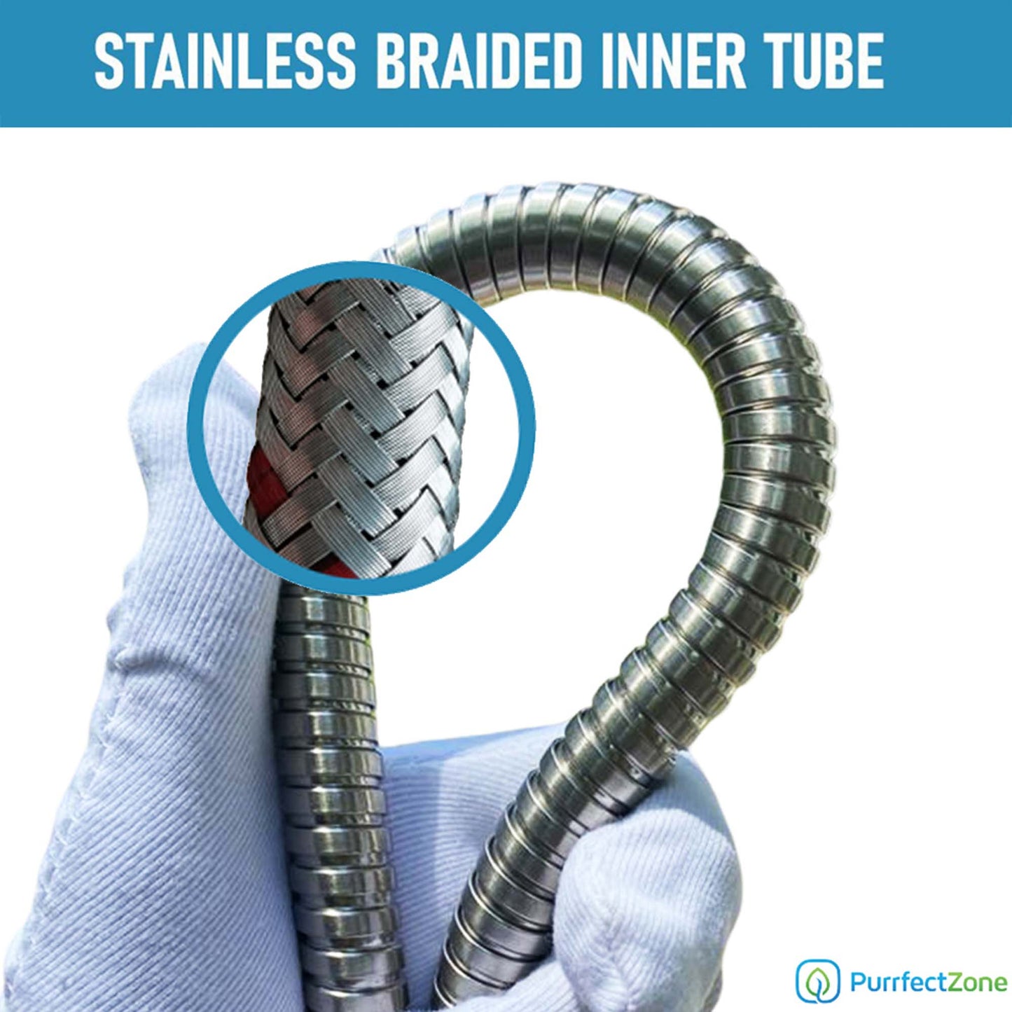 stainless braided inner tube